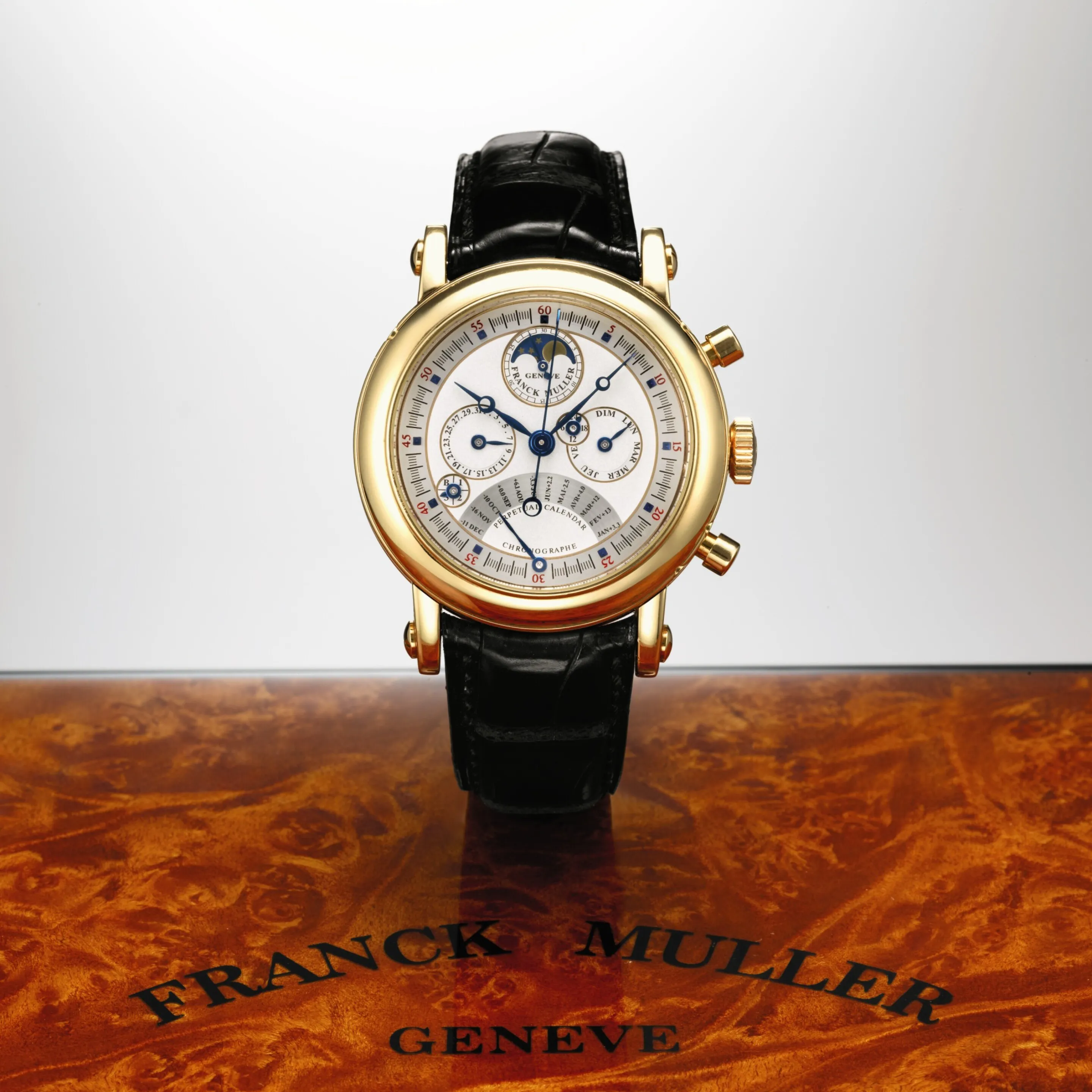 Franck Muller 7000 39mm Yellow gold Silver