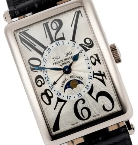 Franck Muller Long Island 1200 MC L 33mm White gold Silver