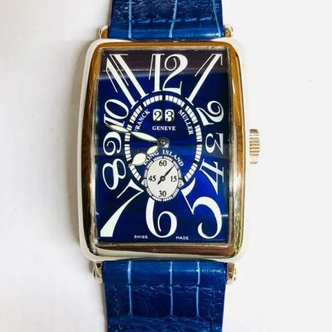 Franck Muller Long Island 1200 S6 GG White gold Blue