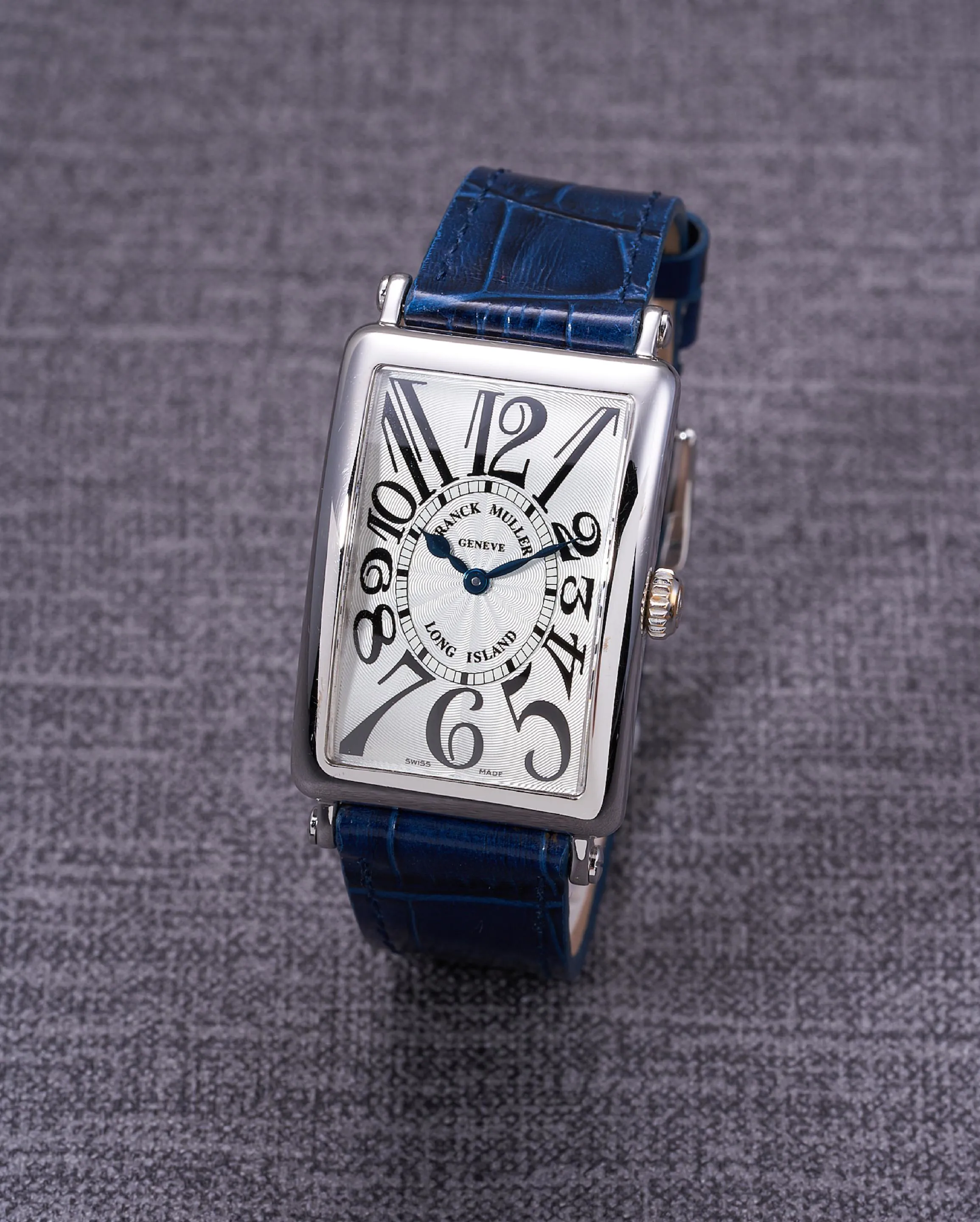 Franck Muller Long Island 952 QZ 26mm White gold Silver