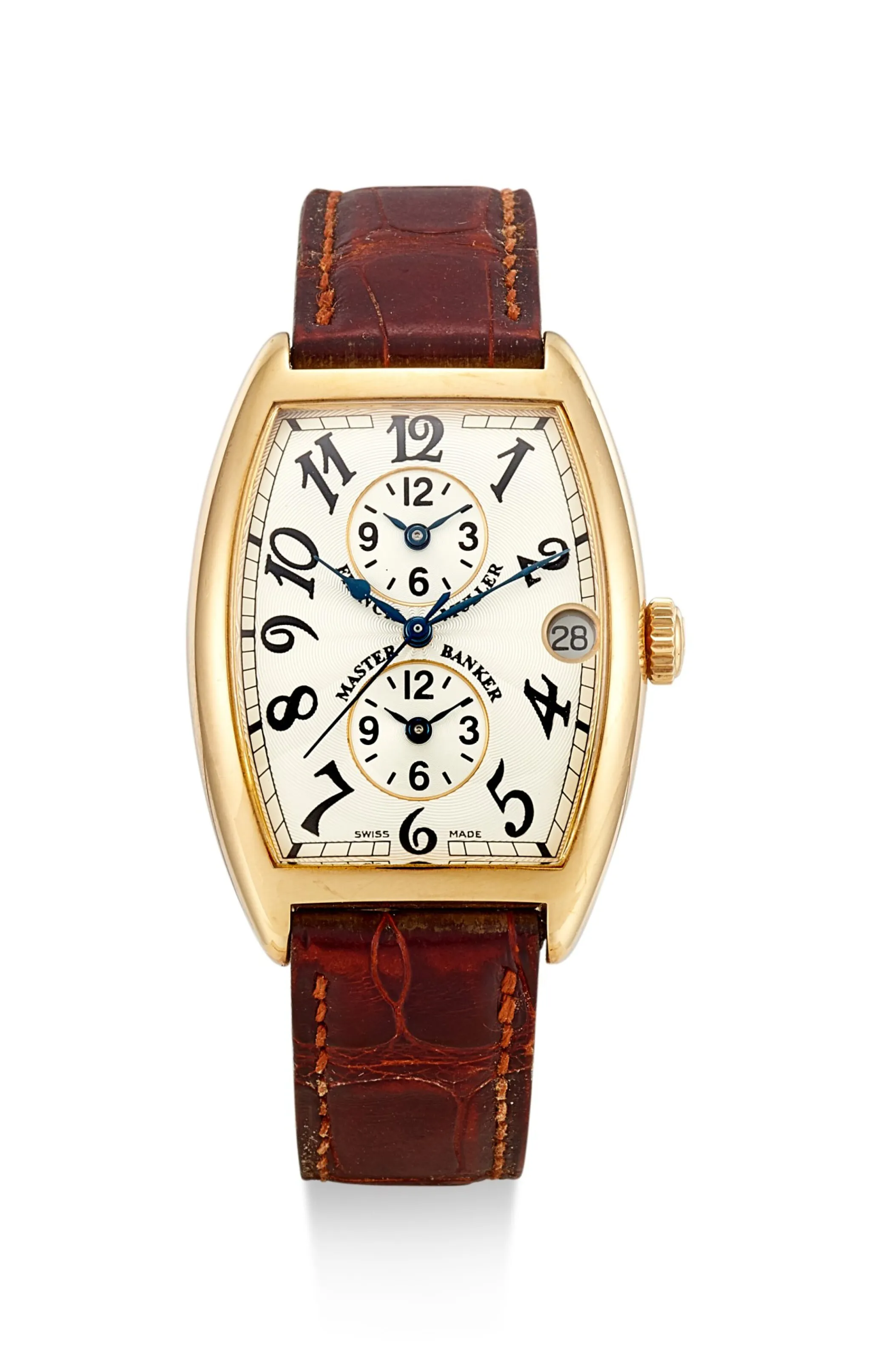 Franck Muller Master Banker 2852 MB 31mm Rose gold Silver