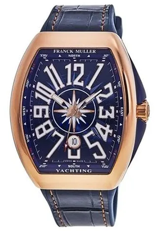 Franck Muller Vanguard V 45 SC DT 5N BL 45mm Rose gold Blue