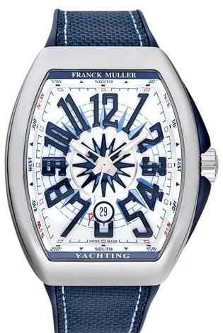 Franck Muller Vanguard V 45 SC DT YACH (WH) Stainless steel White