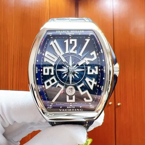 Franck Muller Vanguard V 45 SC DT YACHT AC 45mm Stainless steel Blue