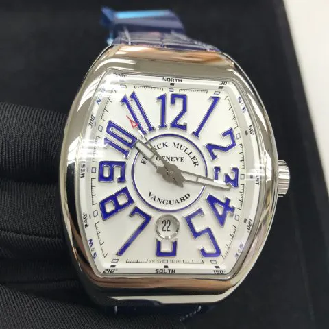 Franck Muller Vanguard V45 SC DT AC 44mm Stainless steel White