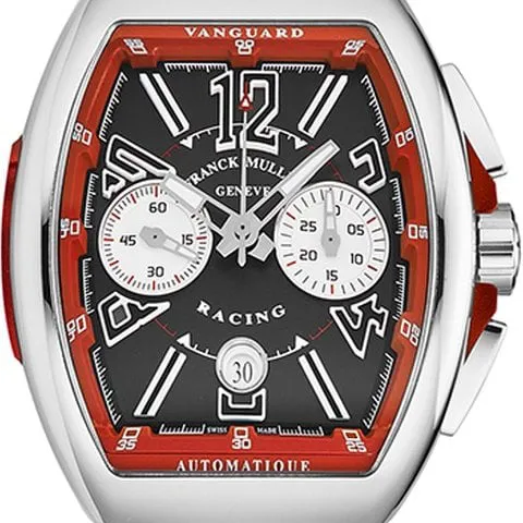 Franck Muller Vanguard 45CCBLKRED 16mm Stainless steel Black