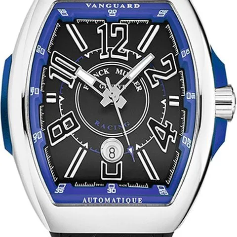 Franck Muller Vanguard 45SCRACINGBLKBU 13mm Stainless steel Black