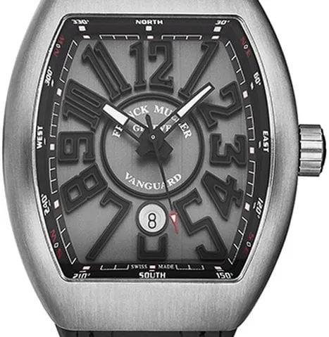 Franck Muller Vanguard 45SCTTBRNBLKBLK 13.5mm Titanium Gray