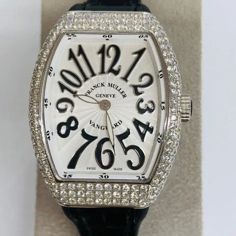 Franck Muller Vanguard V35 QZ AC NR 35mm Stainless steel White