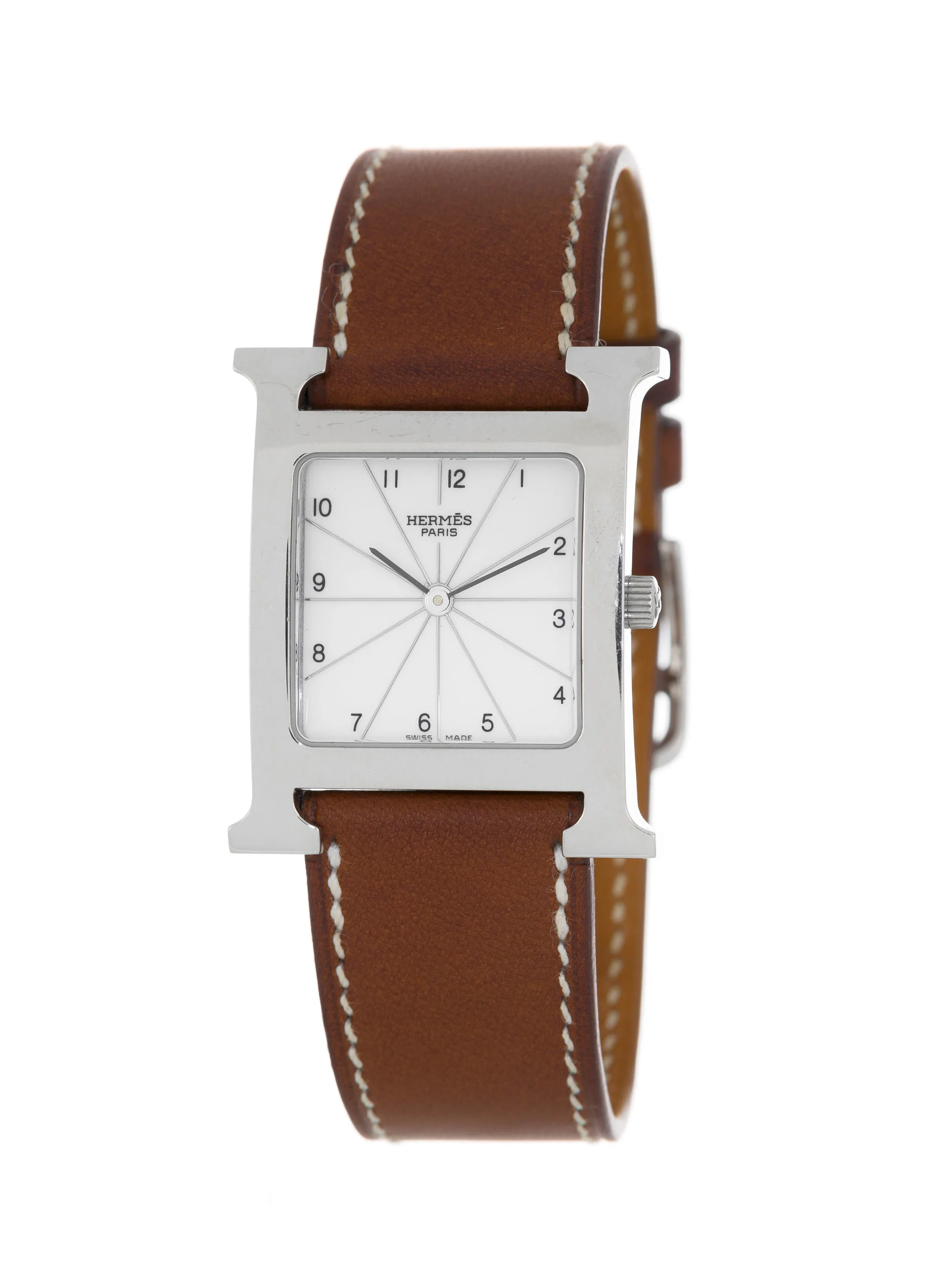 Hermès Heure H HH1.510 25mm Stainless steel White