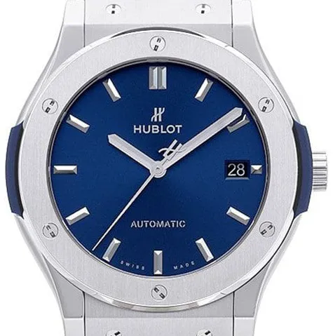 Hublot Classic Fusion 511.NX.7170.RX 45mm Titanium Blue