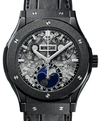 Hublot Classic Fusion 517.CX.0170.LR 45mm Black ceramic Transparent