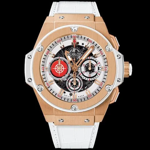 Hublot King Power 710.OE.2123.GR.PCM12 48mm Rose gold White