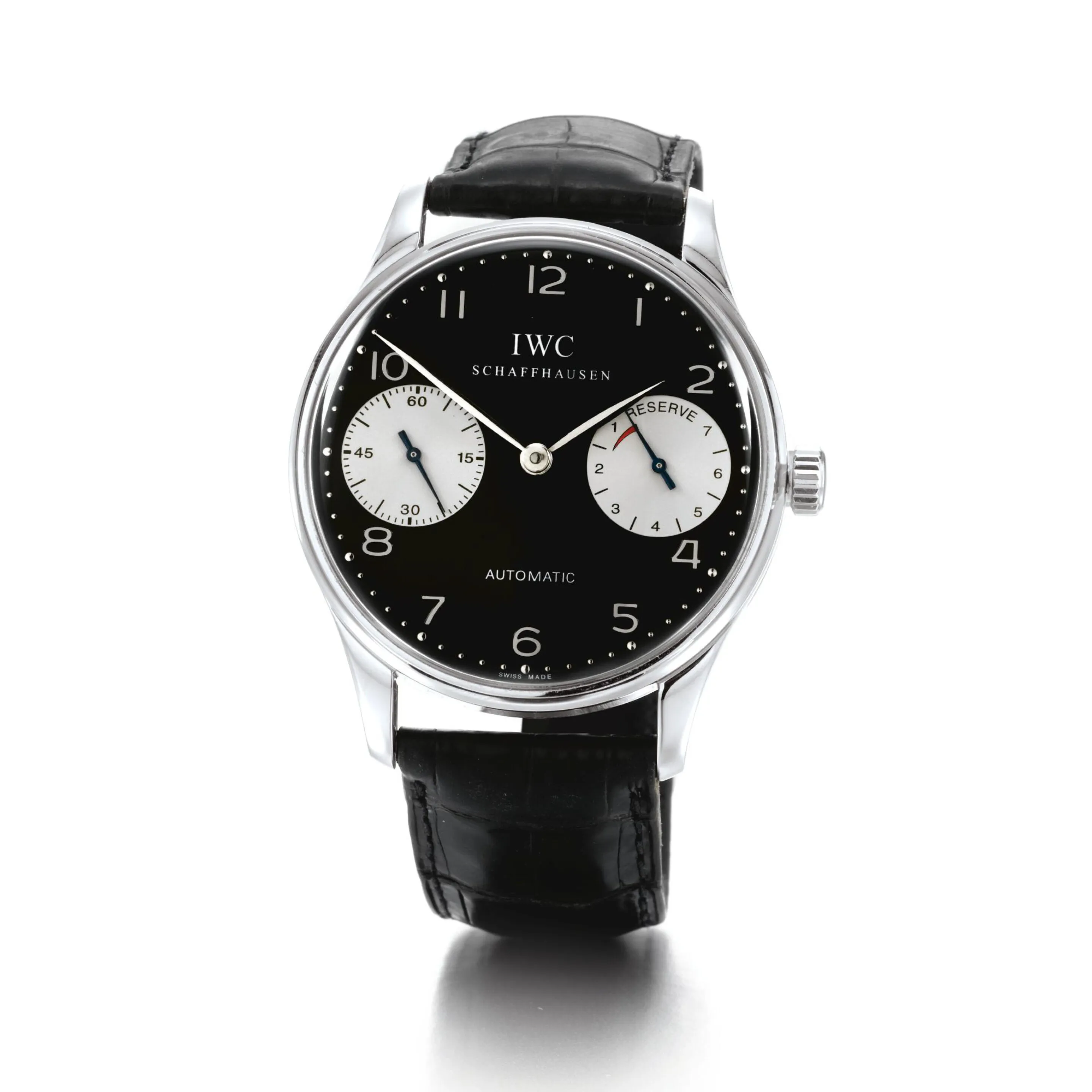 IWC Portugieser 5000 42mm Stainless steel Black