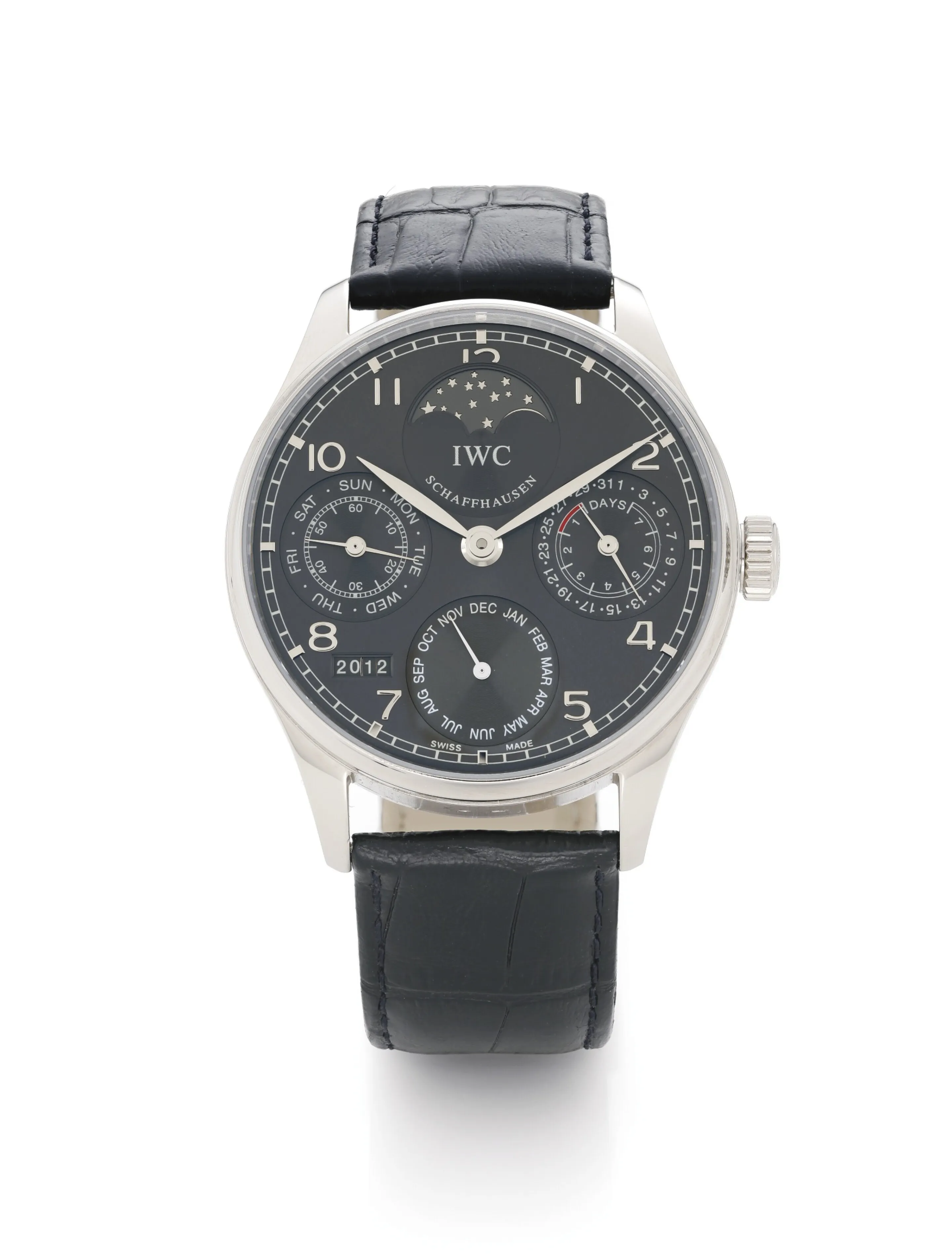 IWC Portugieser IW502218 42.5mm White gold Black