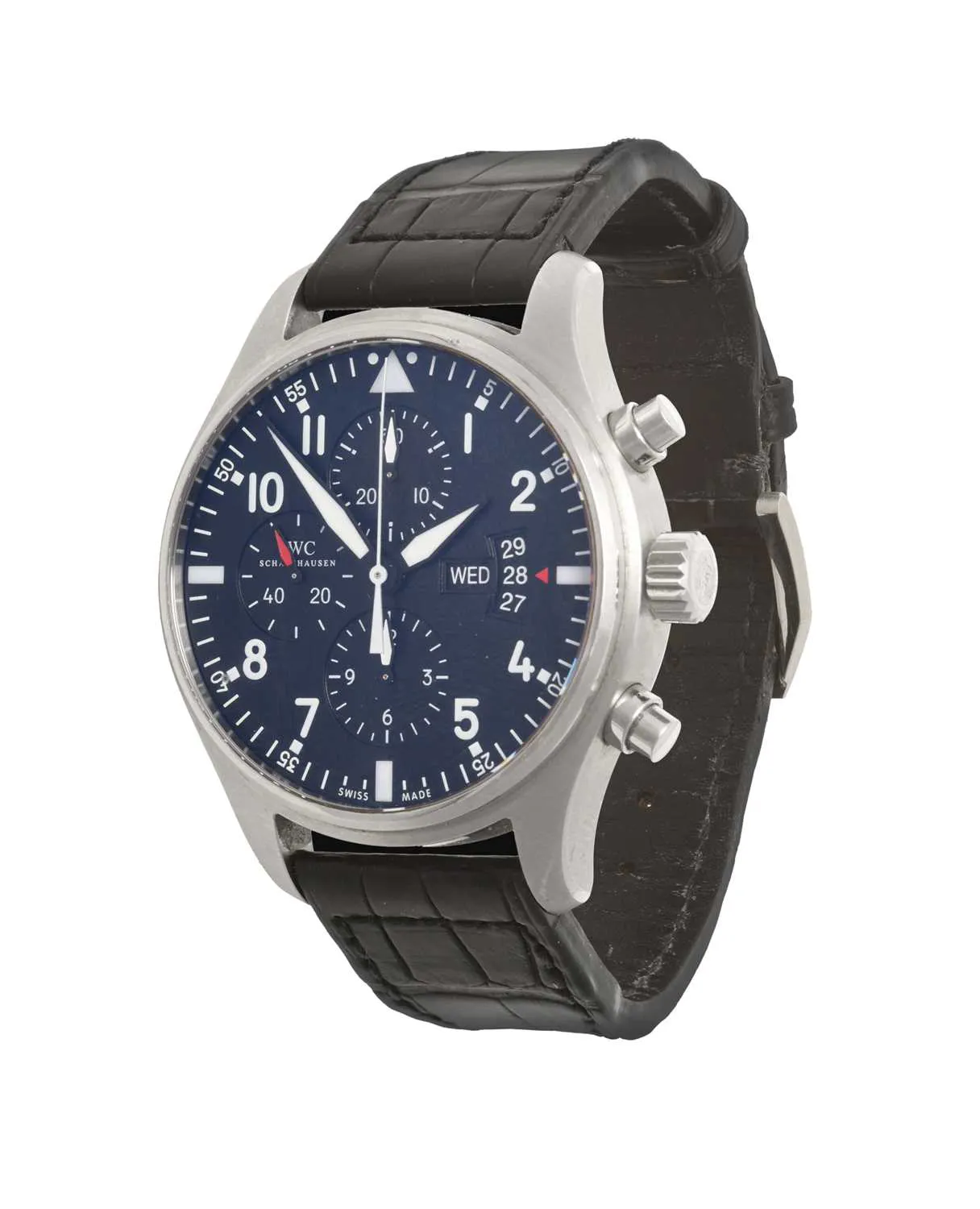 IWC Pilot IW377701 Stainless steel Black