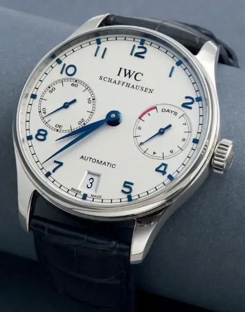 IWC Portugieser 500107 42mm Stainless steel White