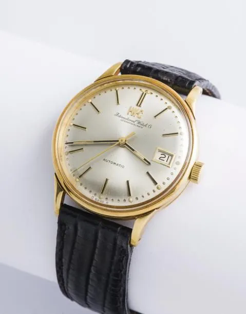 IWC 809A 34mm Yellow gold Silver