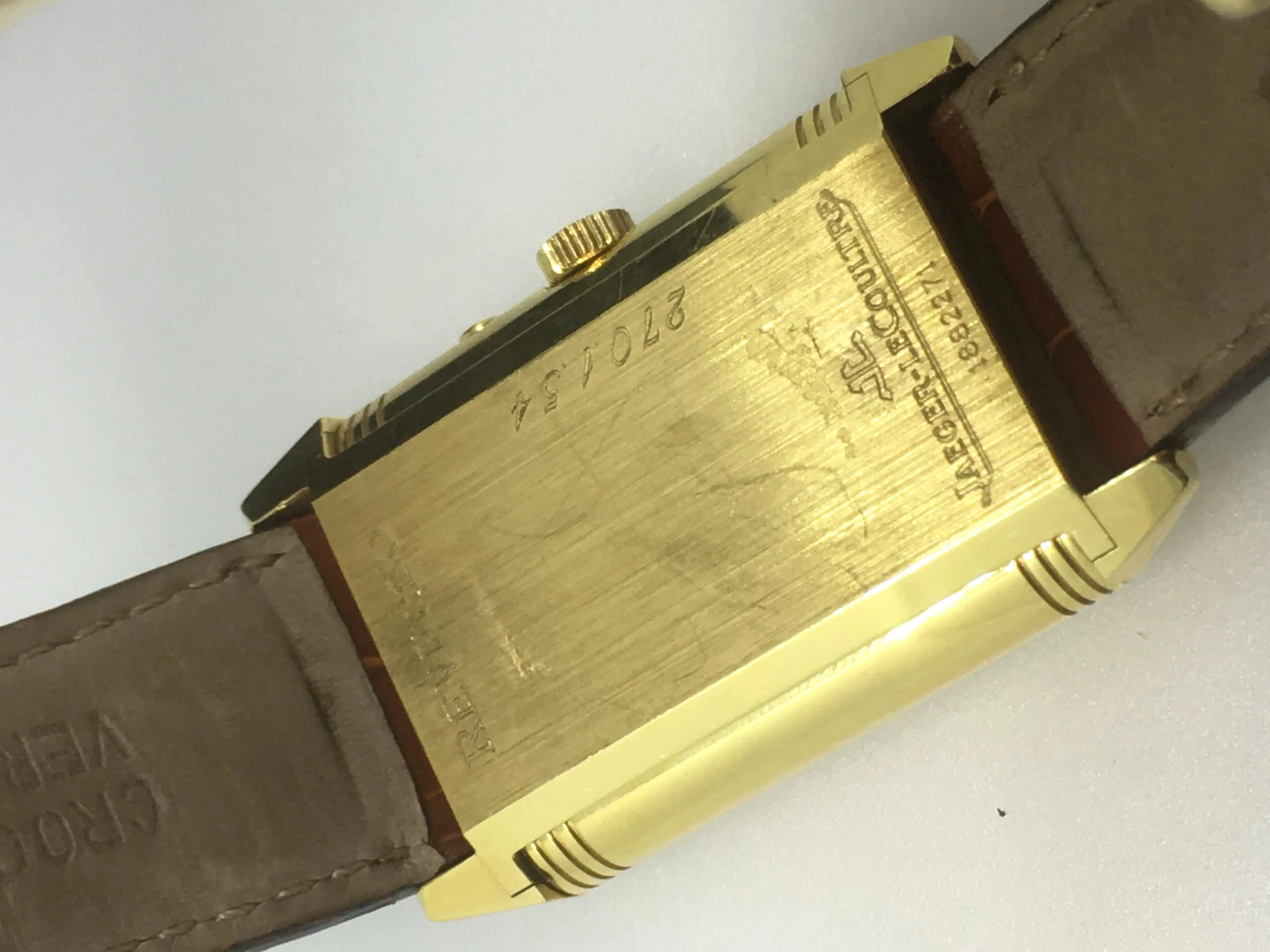 Jaeger-LeCoultre Reverso 270.1.54 36mm Yellow gold Silvered 1