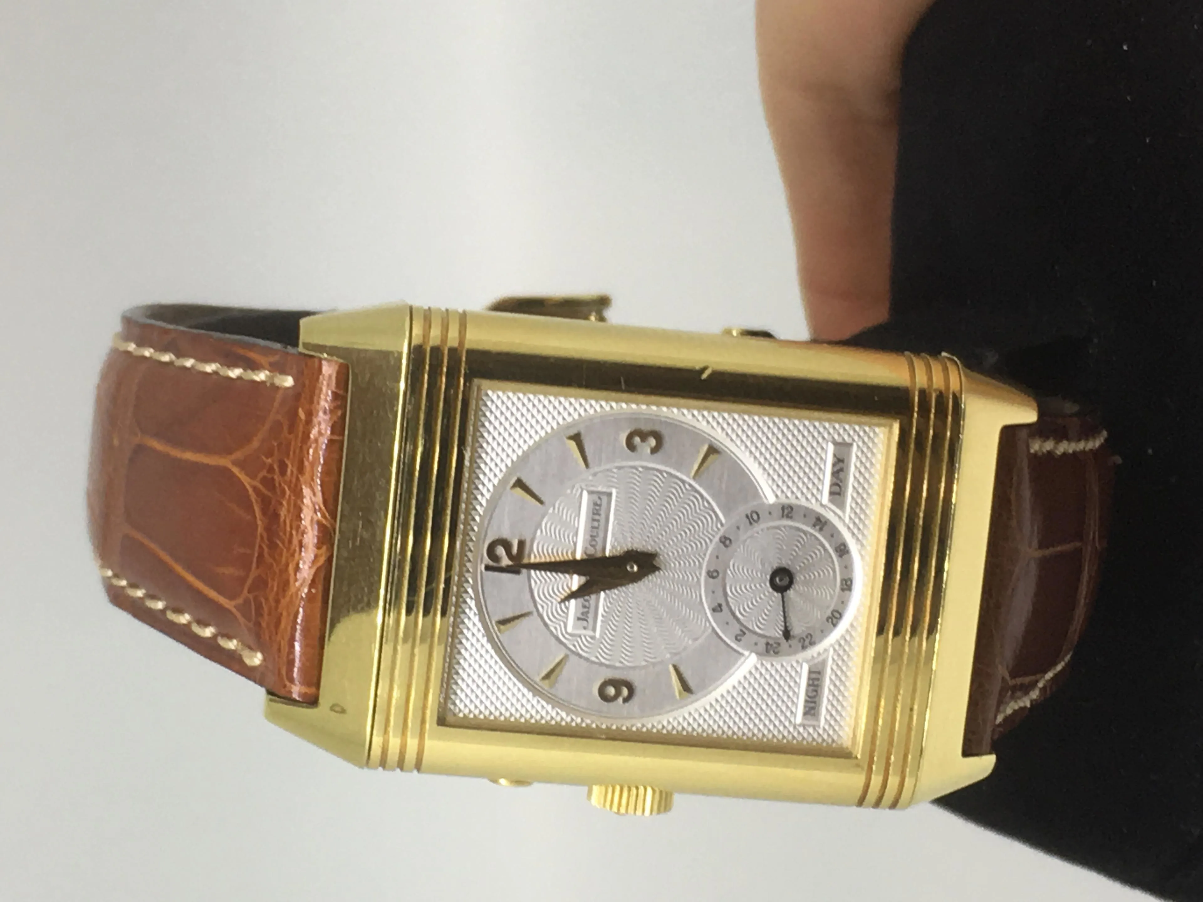 Jaeger-LeCoultre Reverso 270.1.54 36mm Yellow gold Silvered 2