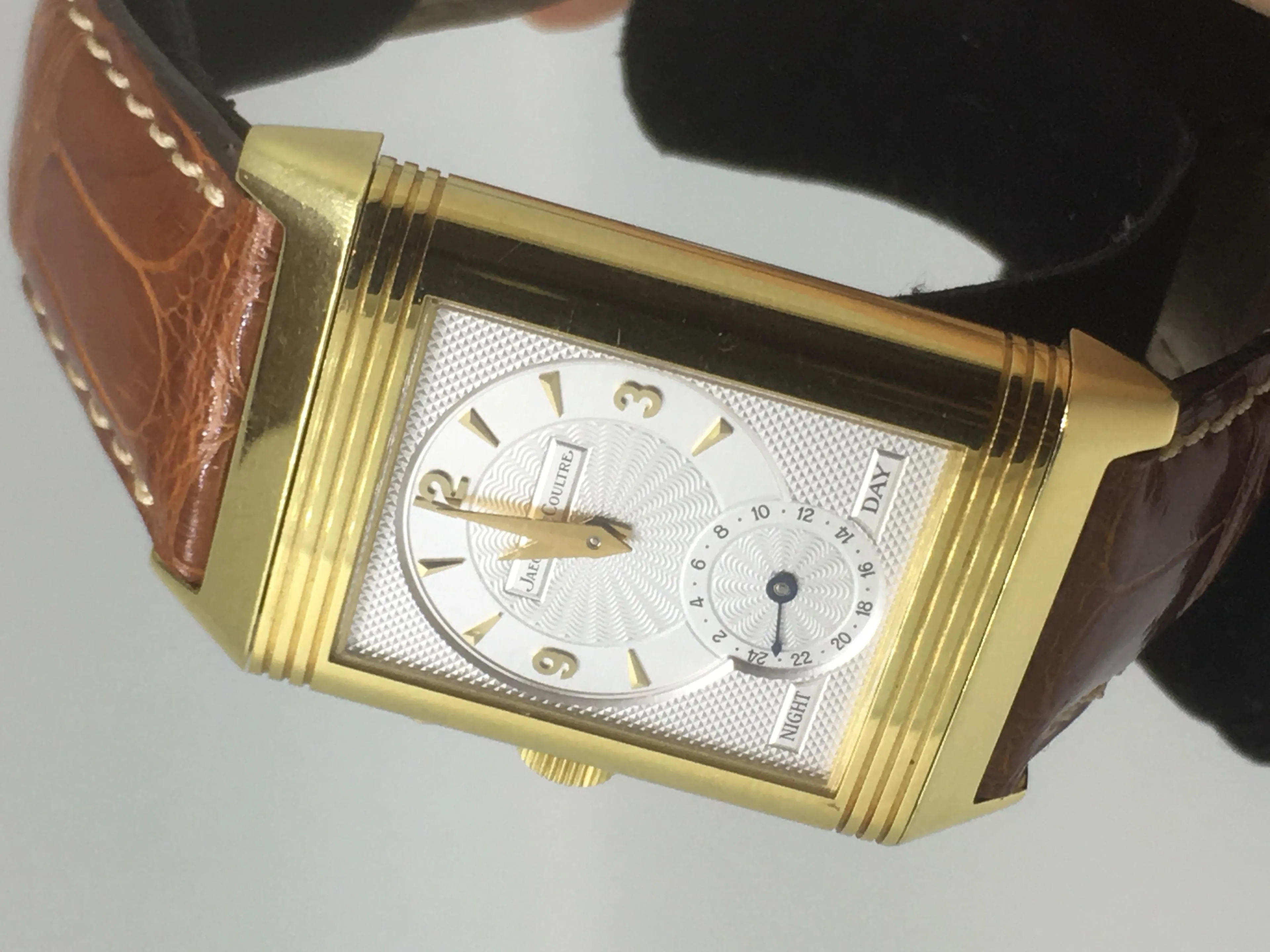 Jaeger-LeCoultre Reverso 270.1.54 36mm Yellow gold Silvered 3