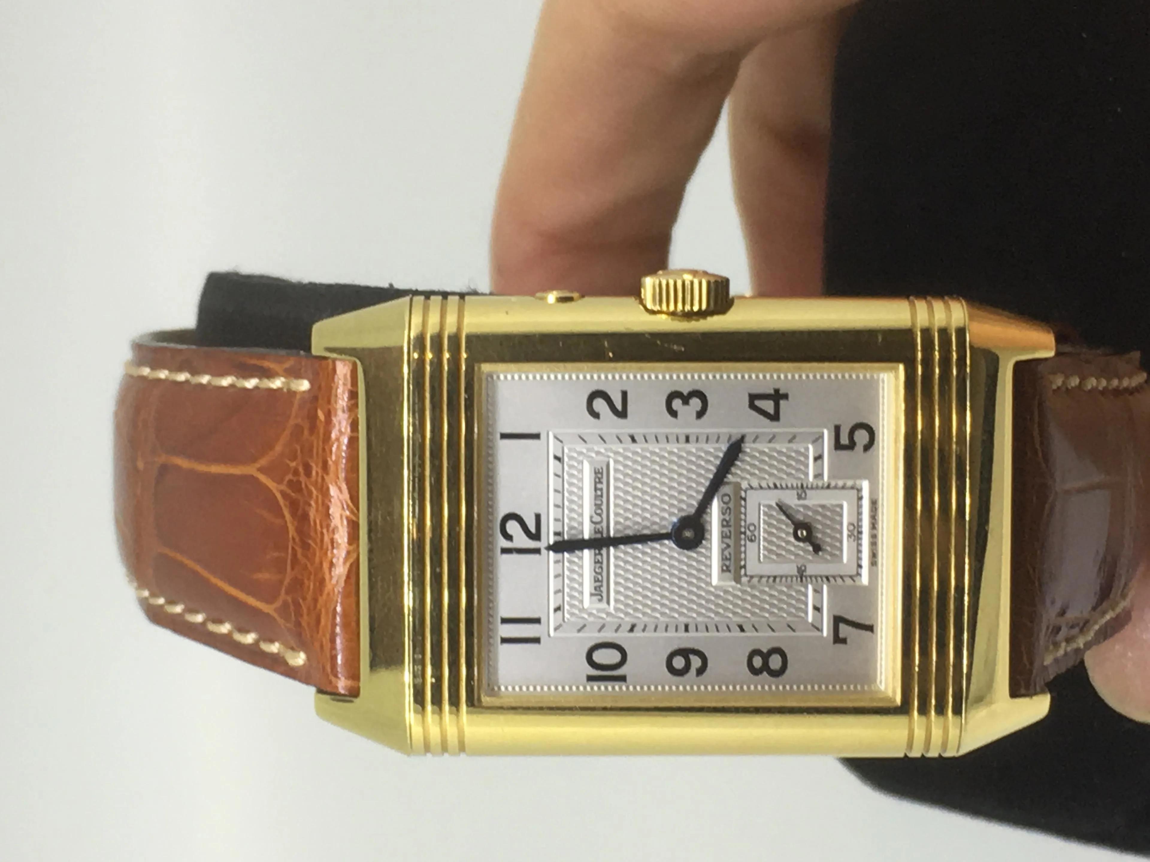 Jaeger-LeCoultre Reverso 270.1.54 36mm Yellow gold Silvered 5