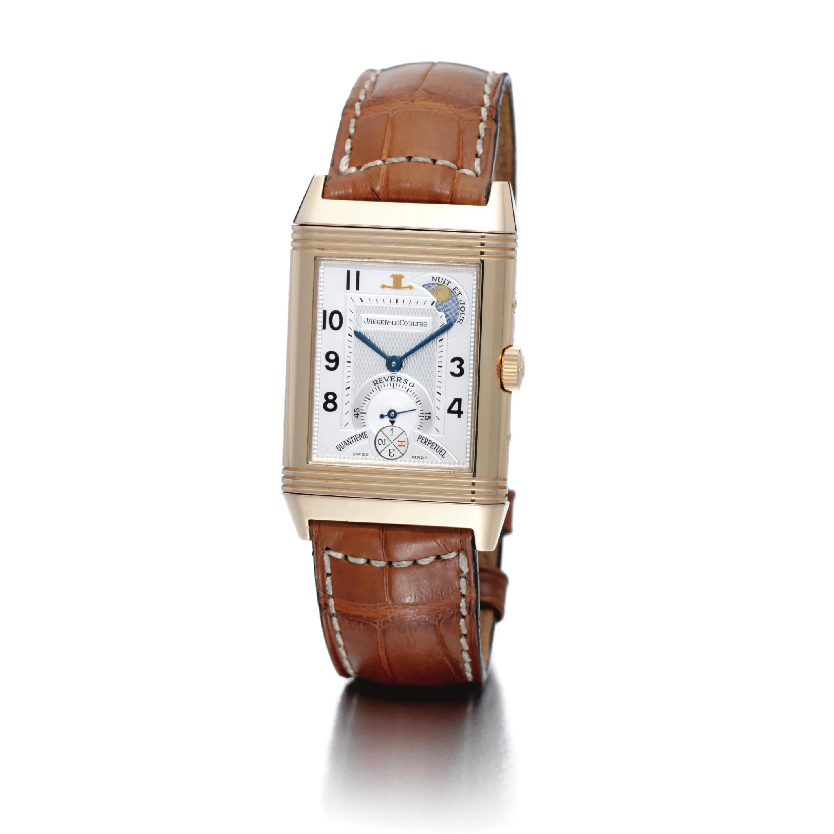 Jaeger-LeCoultre Reverso 270.2.63 42mm Rose gold Silver