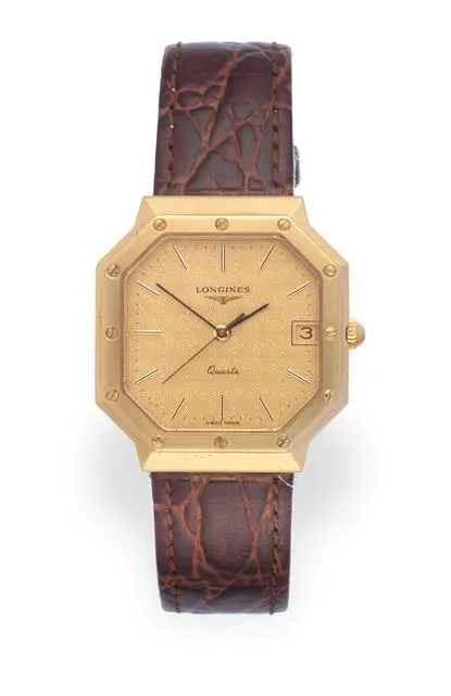 Longines Conquest 4842 950 32mm Yellow gold Champagne