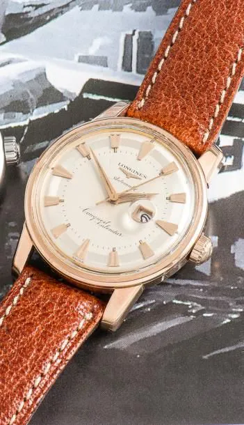 Longines Conquest 9007-2 35mm Gold-plated Silver