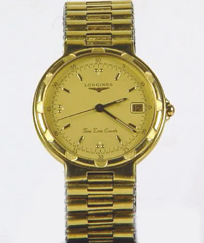 Longines Conquest nullmm Yellow gold Champagne
