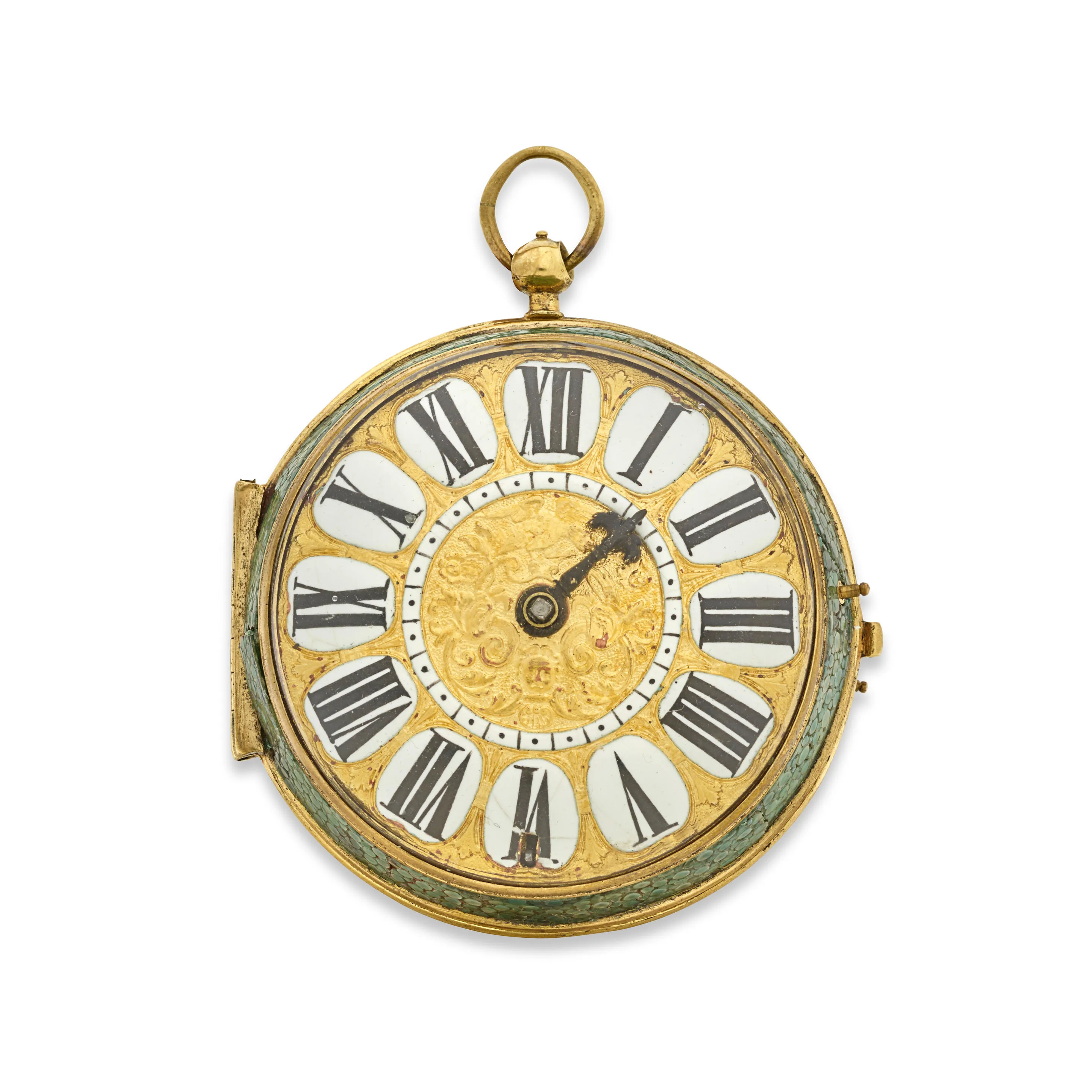 Balthazar Martinot 58mm Gilt-metal and Enamel Champagne