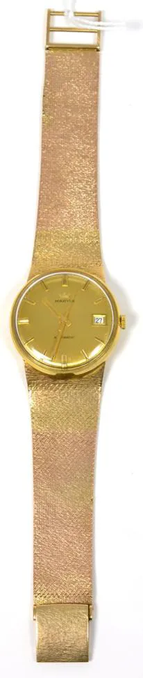 Marvin 19mm Yellow gold Champagne