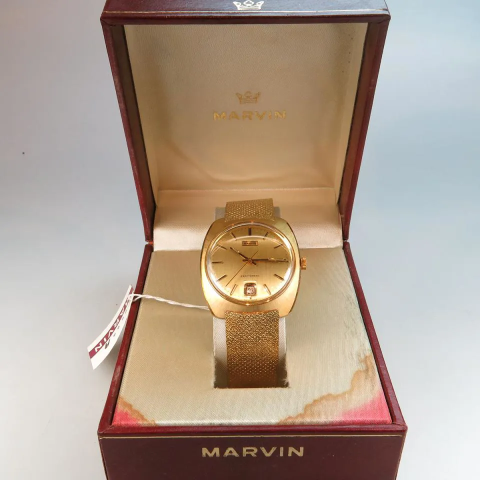 Marvin T5689A Yellow gold Champagne