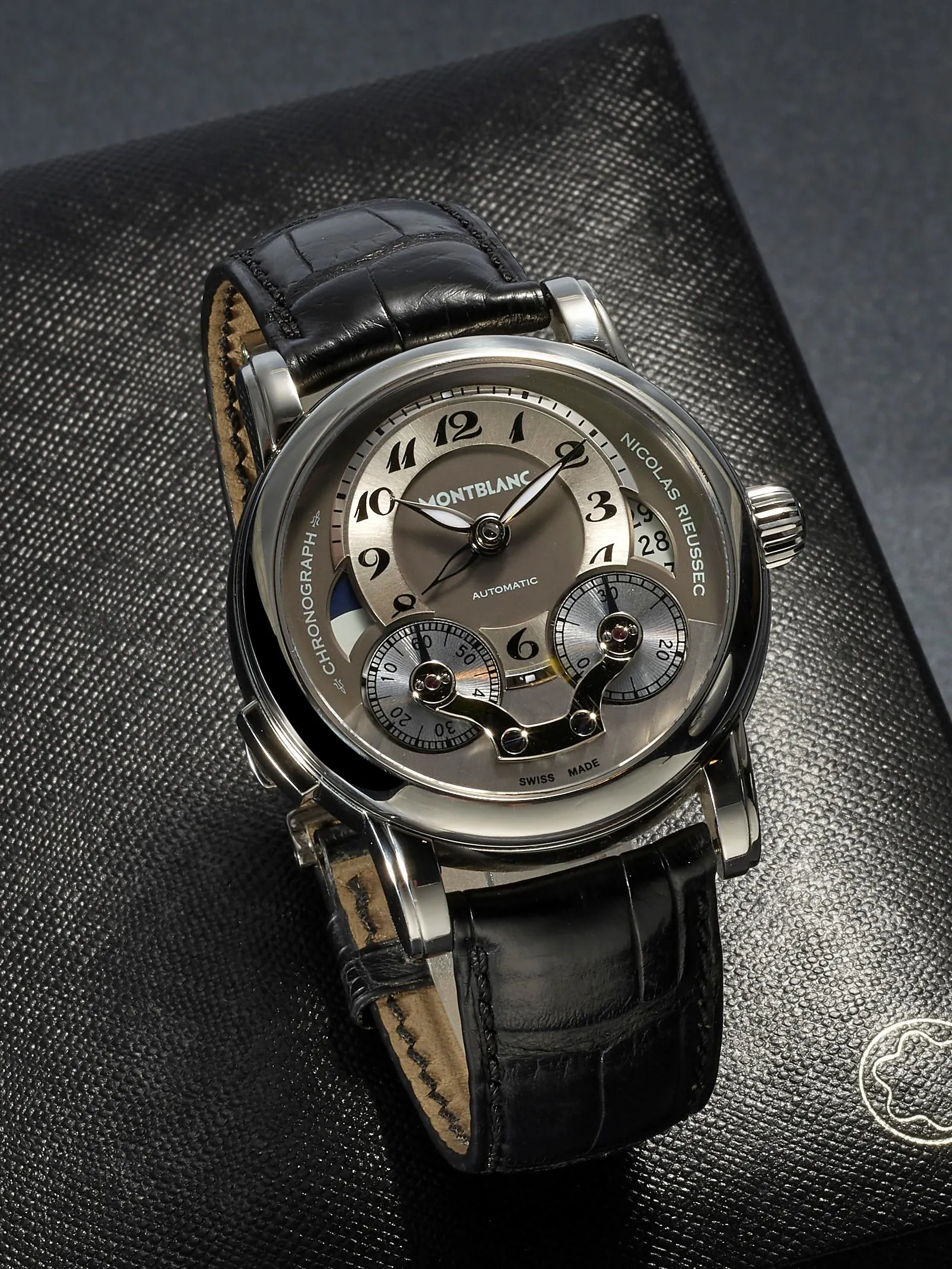 Montblanc Nicolas Rieussec 7138 43mm Stainless steel Gray