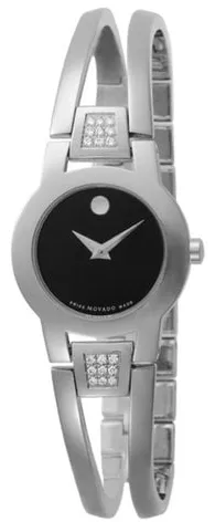 Movado Amorosa 0604982 23.5mm Steel Black