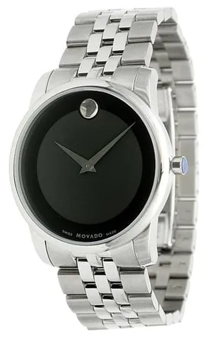 Movado Museum 0606504 40mm Steel Black