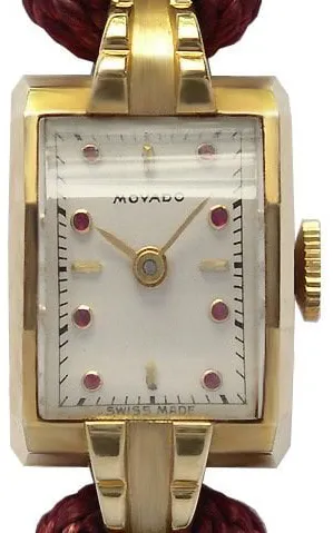 Movado 4245 28mm Yellow gold Silver