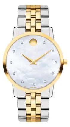 Movado 0607630 33mm Gold/steel Mother of pearl