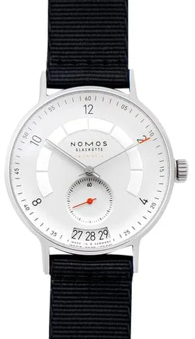 NOMOS Autobahn 1301 41mm Stainless steel Silver