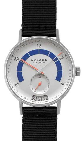 NOMOS Autobahn 1303 41mm Stainless steel Blue