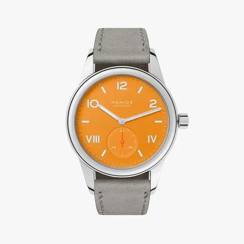 NOMOS Club Campus 710 36mm Stainless steel Orange