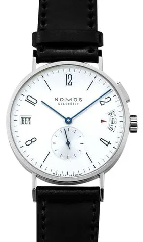 NOMOS Tangomat GMT 635 40mm Stainless steel White