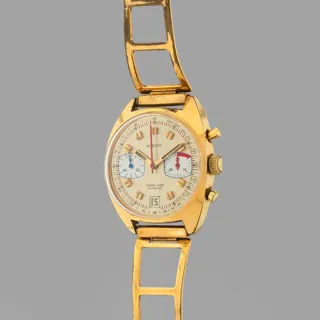 Norma 36mm Yellow gold Champagne