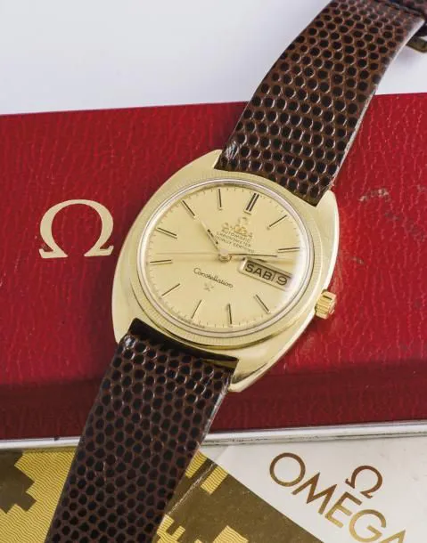 Omega Constellation 168.029 35mm Gold-plated Champagne