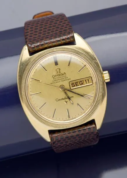 Omega Constellation 168.029 35mm Yellow gold Champagne