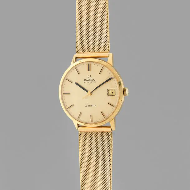 Omega Genève 162.057 31mm Yellow gold Champagne