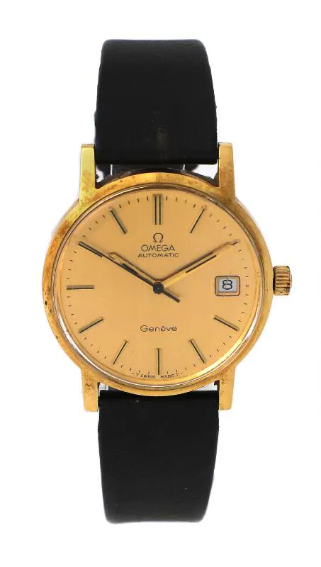 Omega Genève 166-163 34.5mm Yellow gold Champagne