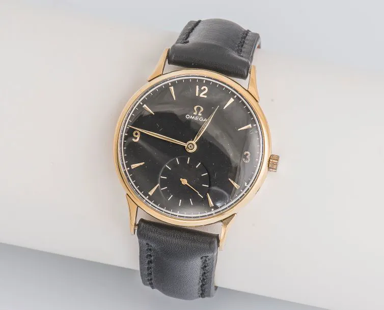 Omega Genève 33mm Yellow gold Black