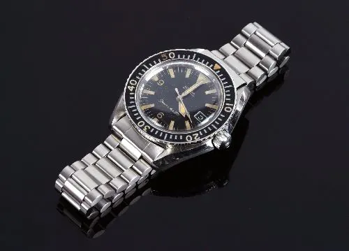 Omega Seamaster Stainless steel Black