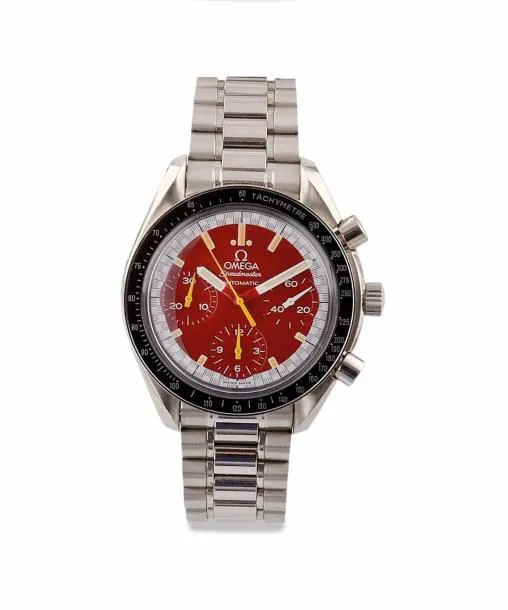 Omega Speedmaster Reduced 3810.61 39mm Stainless steel Red